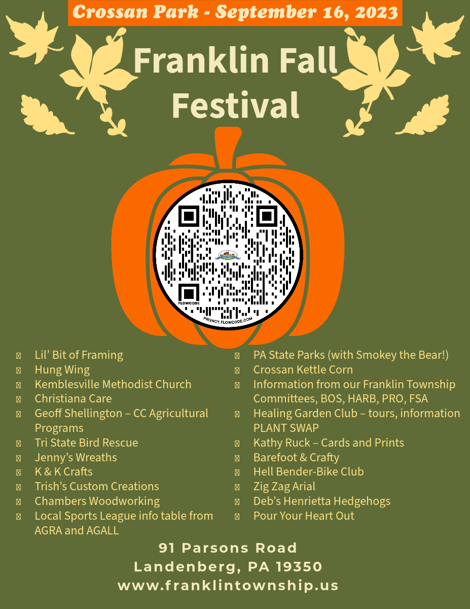 Franklin Fall Festival Information - 2023