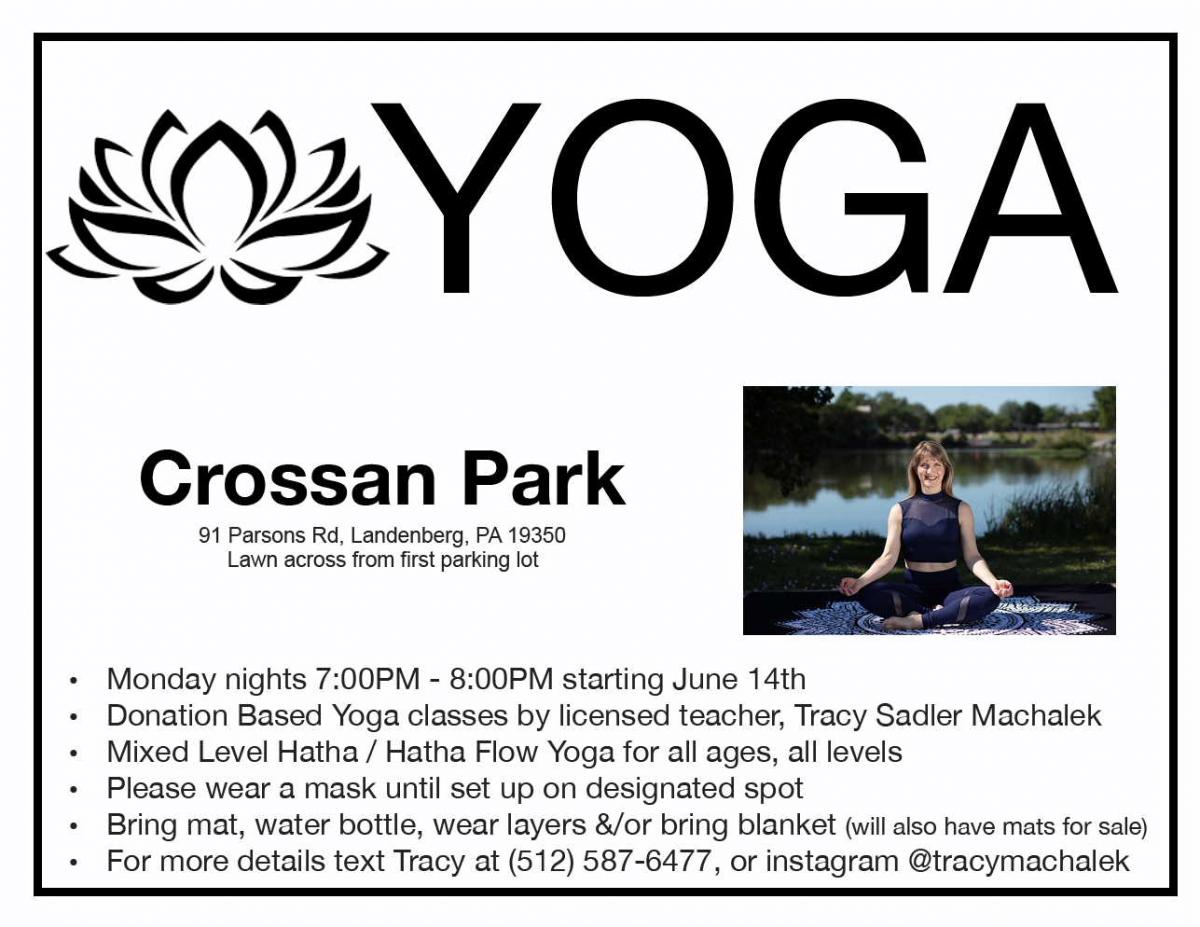 Yoga @ Crossan Park - June 14th