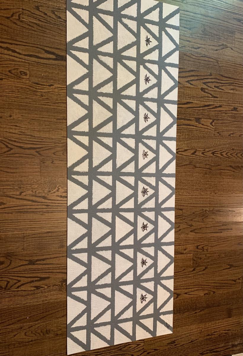 Yoga Mat Painted Example