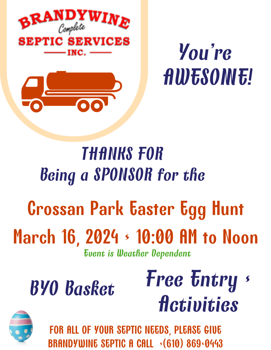 Brandywine Septic - Sponsoring Easter Egg Hunt