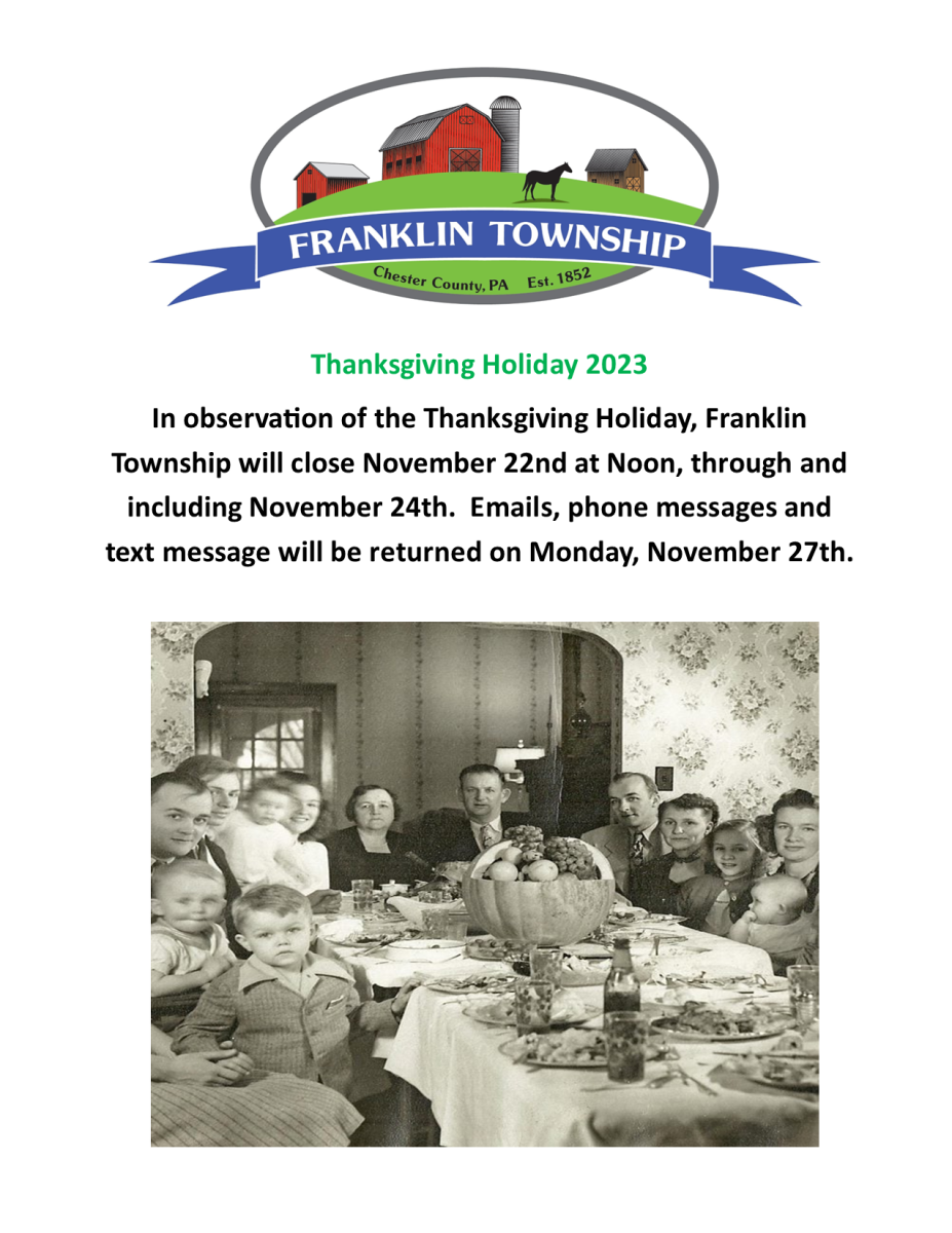 Turkey Day - Thanksgiving Office Closures