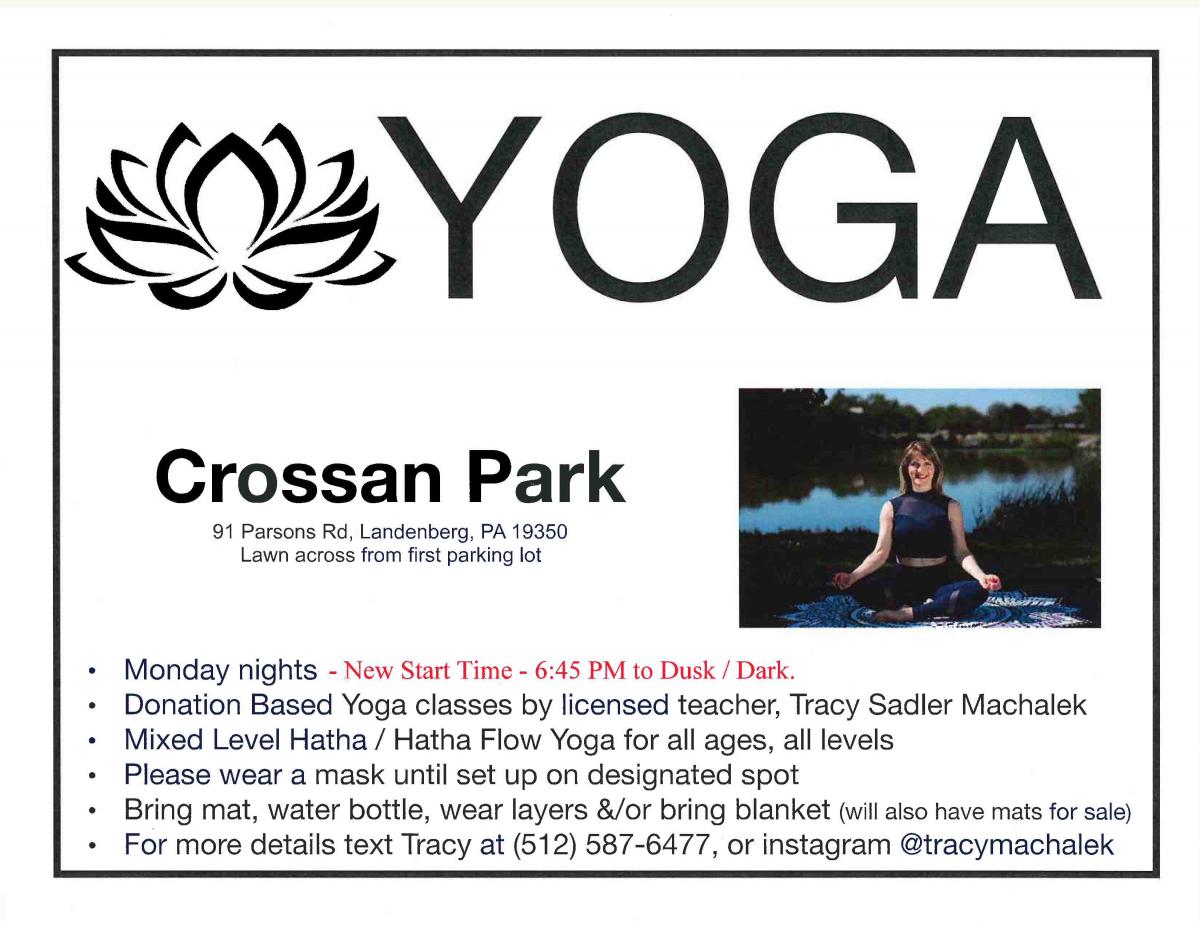 Yoga @ Crossan Park - New Time